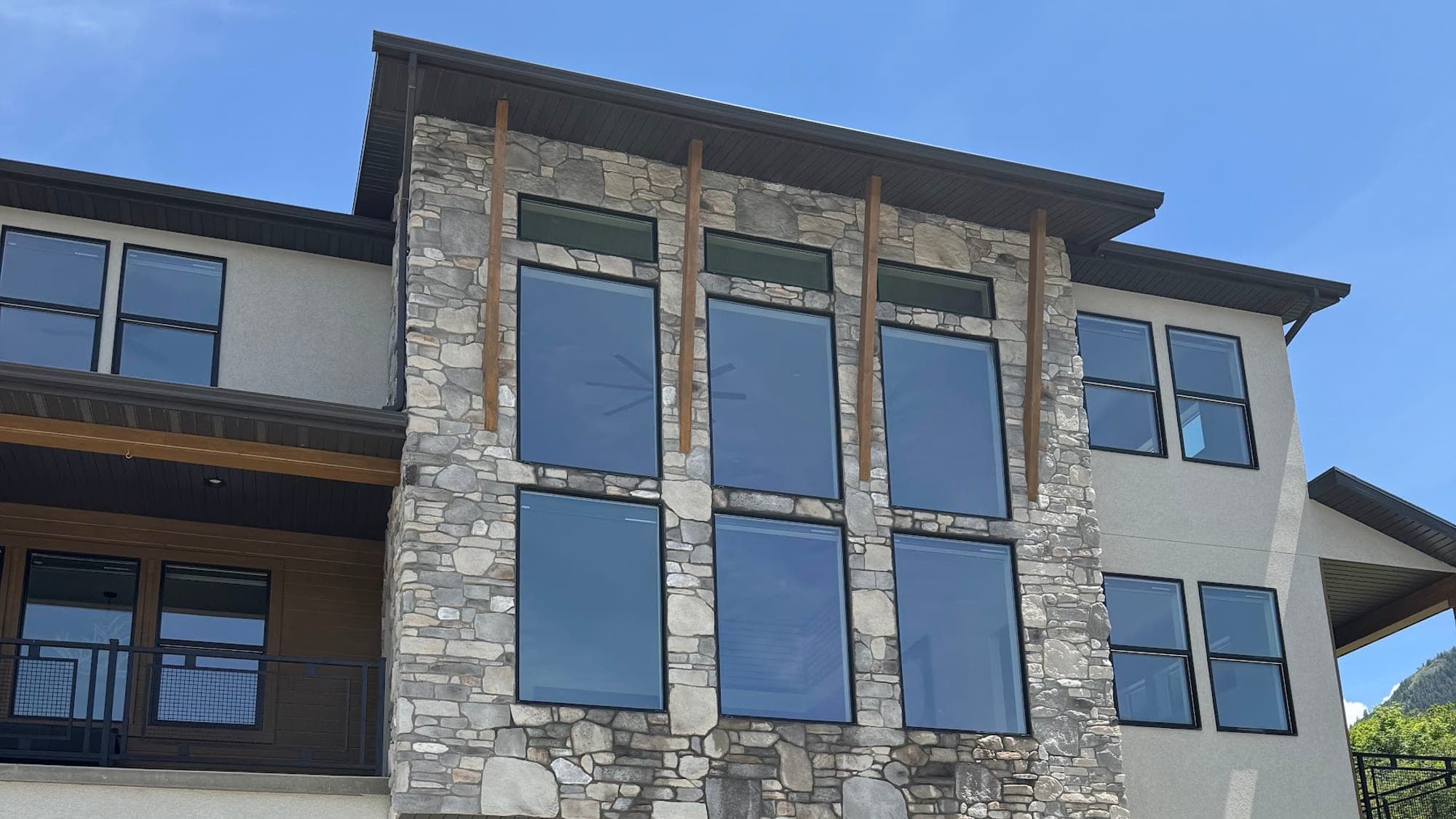 A Utah home with freshly cleaned windows